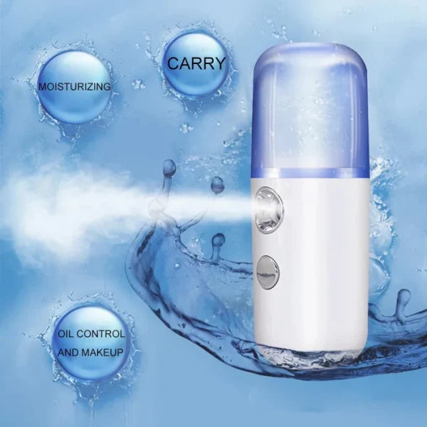 Portable Beauty Instrument Humidifier Easy To Carry Spray Nano Spray Water Meter Steam Face Cold Spray (30 Ml)